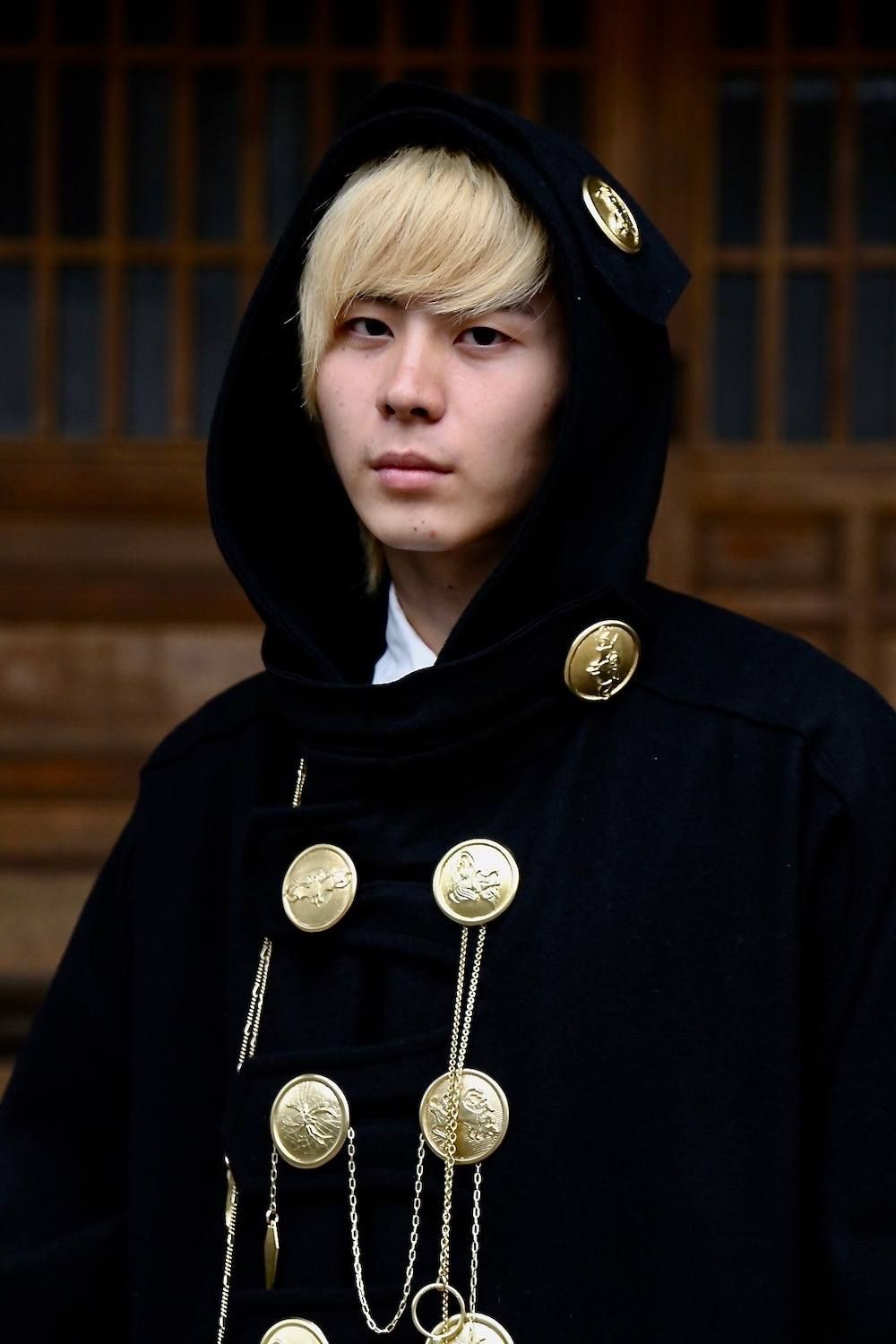 Yohji Yamamoto W-メルトンデカ釦コートスタイル2019.10.23 Yohji Yamamoto W-メルトンデカ釦コートスタイル2019.10.23
