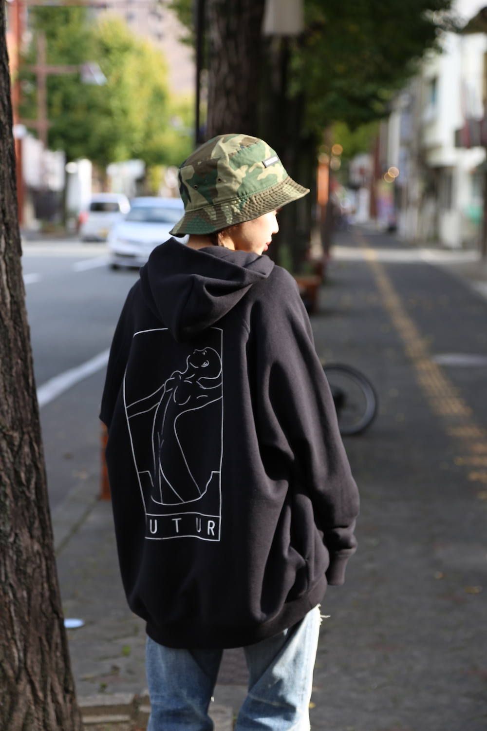 LOOPWHEELER FOR FUTUR×Graphpaper SWEAT PARKA style.2019.10