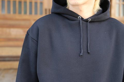 crepuscule(クレプスキュール)milanorib parka(1903-010)"Black"スタイル.2019.10.26.