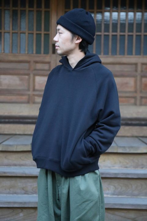 LOOPWHEELER FOR FUTUR×Graphpaper SWEAT PARKA"BLACK"Style.2019.10.28.