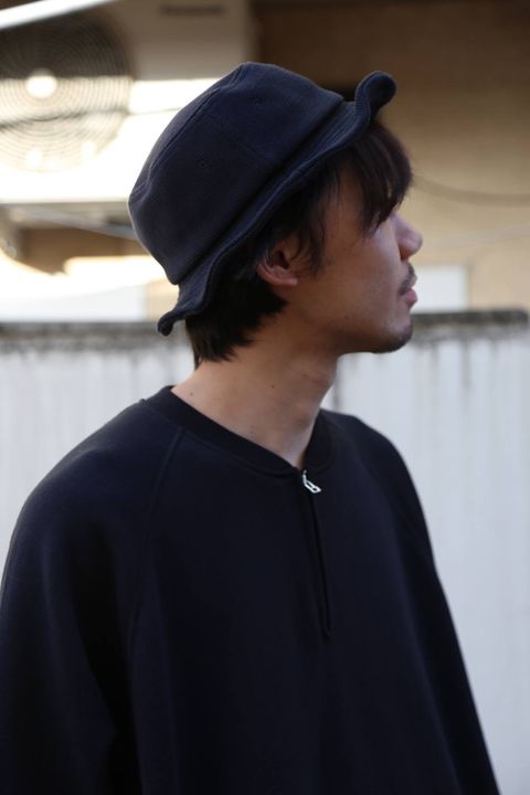 LOOPWHEELER for Graphpaper Half Zip Sweat"BLACK"スタイル.2019.10.14.