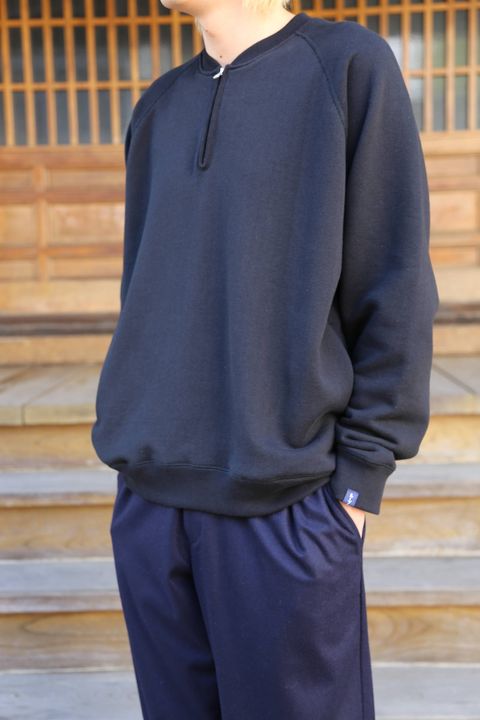 Graphpaper(グラフペーパー)LOOPWHEELER for Graphpaper HalfZip Sweat スタイル.2019.10.27.