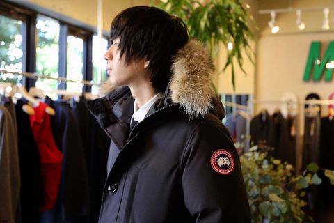 CANADA GOOSE ジャスパーパーカー"NAVY"スタイル.2019.10.2.