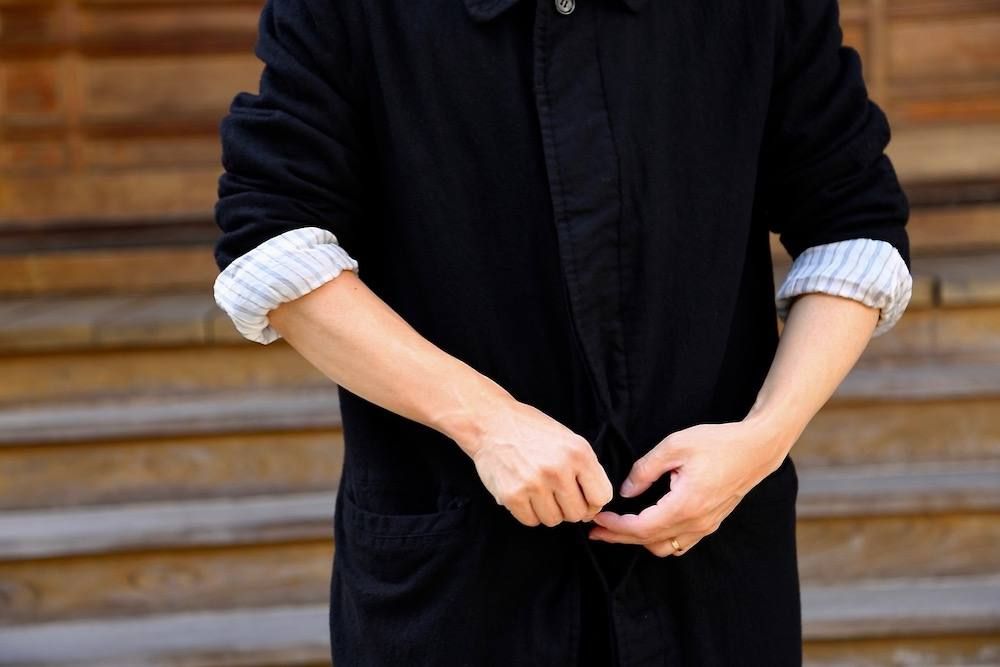 COMME des GARCONS HOMME ウールサージコートスタイル2019.10.14
