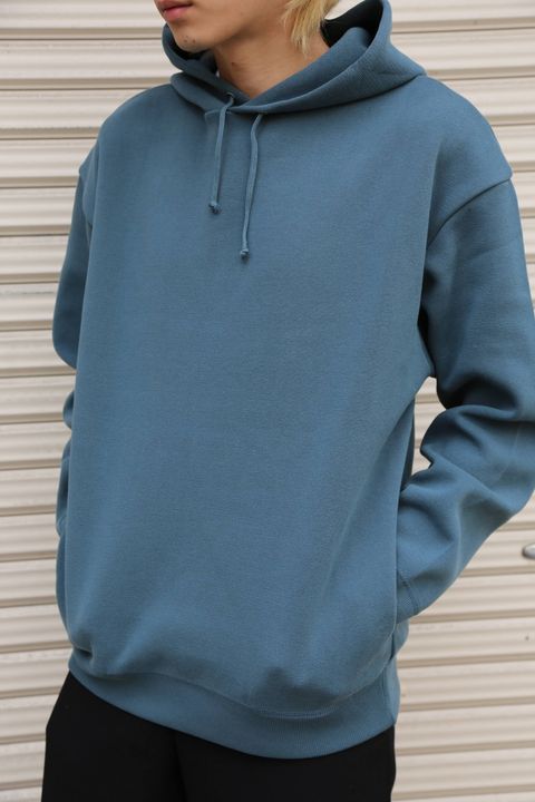 crepuscule(クレプスキュール)milanorib parka(1903-010)"Blue Green"スタイル.2019.10.26.