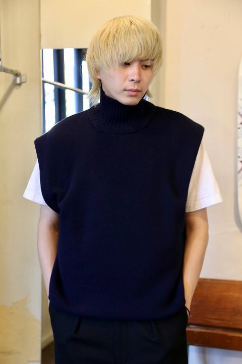 WELLDER Double Breasted Chesterfield Coat"BLACK"スタイル2019.10.8.