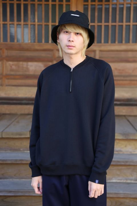 Graphpaper(グラフペーパー)LOOPWHEELER for Graphpaper HalfZip Sweat スタイル.2019.10.27.