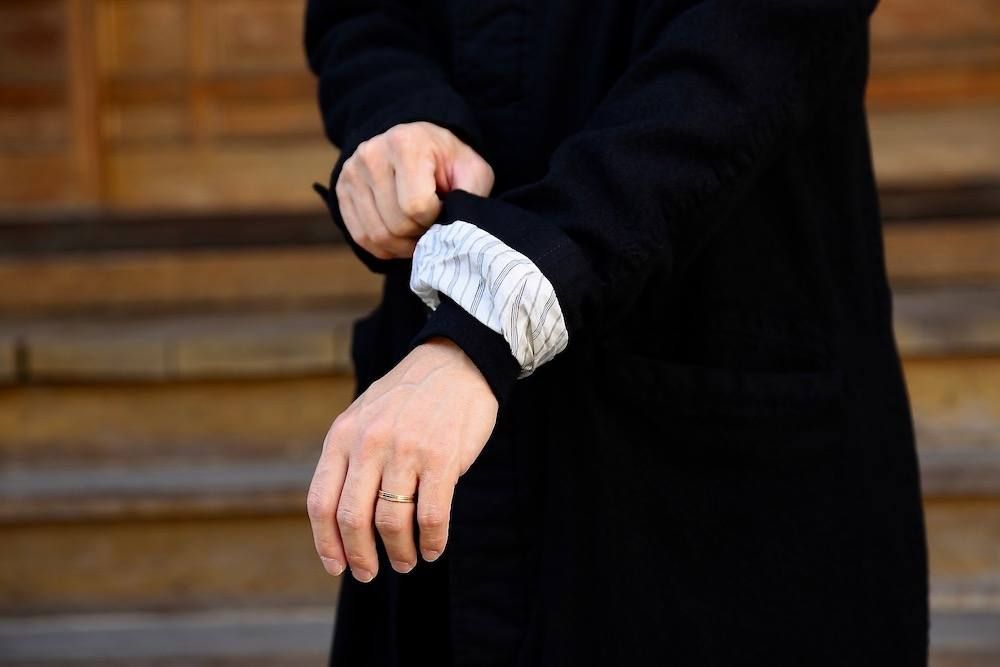 COMME des GARCONS HOMME ウールサージコートスタイル2019.10.14.
