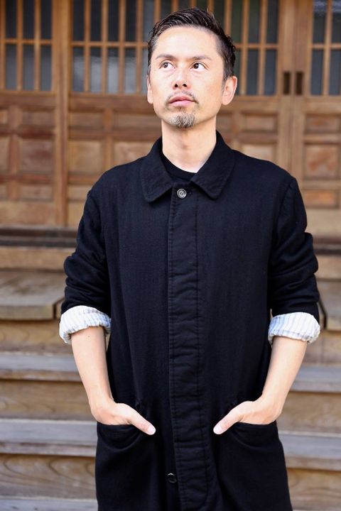 COMME des GARCONS HOMME ウールサージコートスタイル2019.10.14.