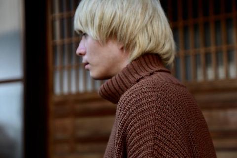 sulvam レイヤードスカートパンツスタイル2019.10.26.
