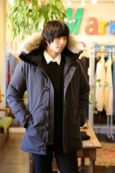 CANADA GOOSE ジャスパーパーカー"NAVY"スタイル.2019.10.2.