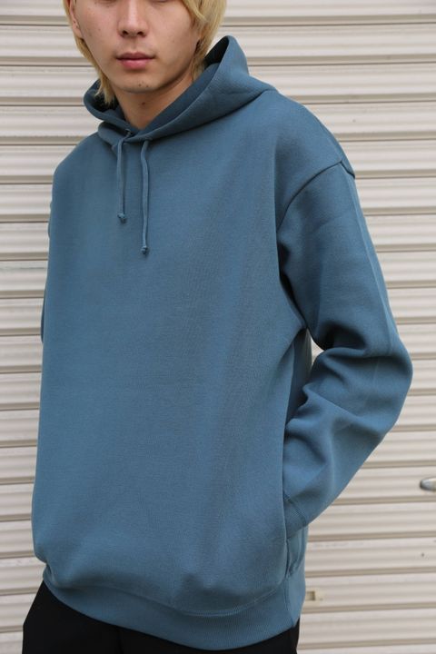 crepuscule(クレプスキュール)milanorib parka(1903-010)"Blue Green"スタイル.2019.10.26.