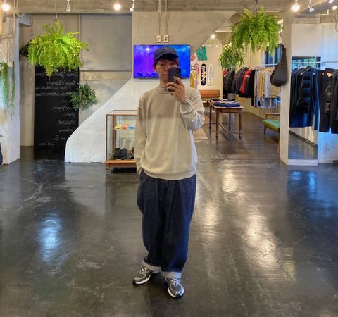 DIGAWEL(ディガウェル)RAGLAN SLEEVES COAT.MIX.Style.2019.10.7.