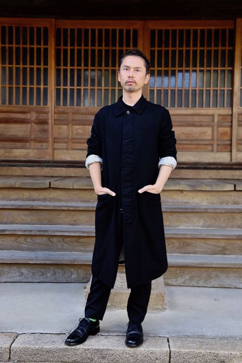COMME des GARCONS HOMME ウールサージコートスタイル2019.10.14.