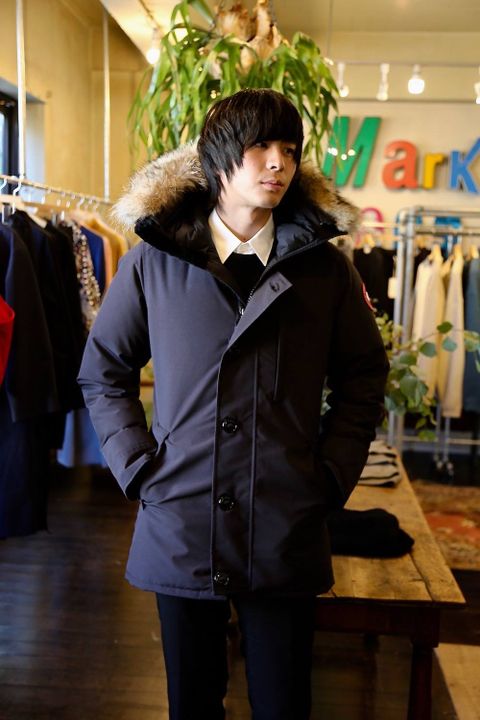 CANADA GOOSE ジャスパーパーカー"NAVY"スタイル.2019.10.2.