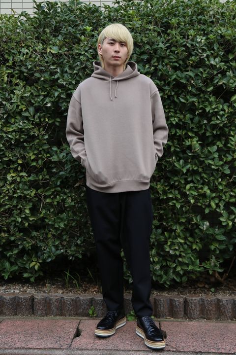 crepuscule(クレプスキュール)milanorib parka(1903-010)"Brown"スタイル.2019.10.26.