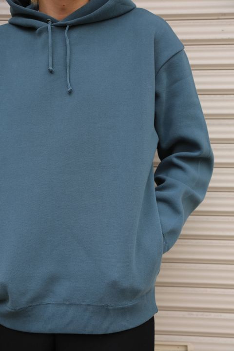 crepuscule(クレプスキュール)milanorib parka(1903-010)"Blue Green"スタイル.2019.10.26.
