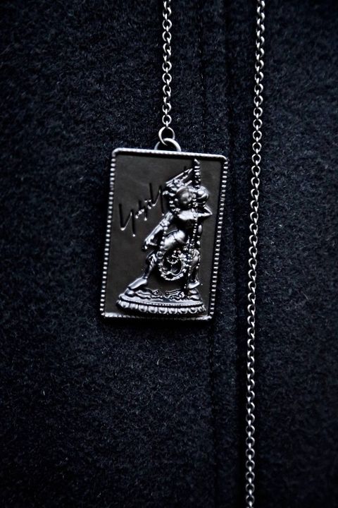 Yohji Yamamoto メルトンデカ黒釦ヘチマコートスタイル2019.10.23.