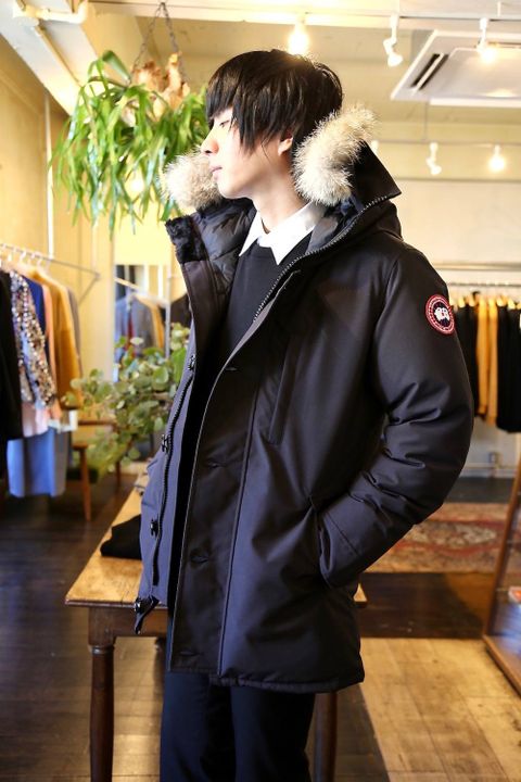 CANADA GOOSE ジャスパーパーカー"NAVY"スタイル.2019.10.2.