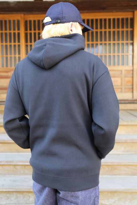 crepuscule(クレプスキュール)milanorib parka(1903-010)"Black"スタイル.2019.10.26.