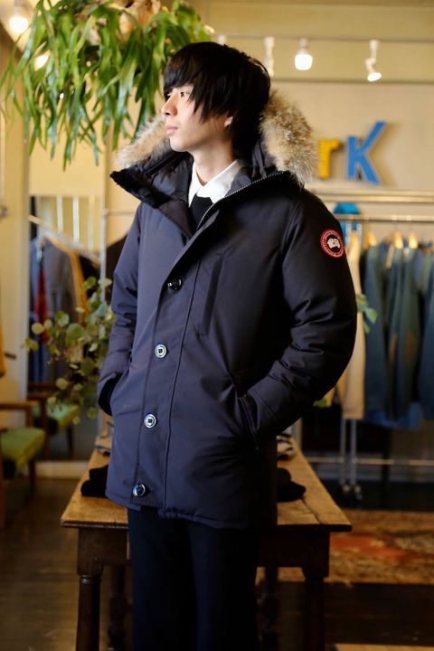 CANADA GOOSE ジャスパーパーカー"NAVY"スタイル.2019.10.2.