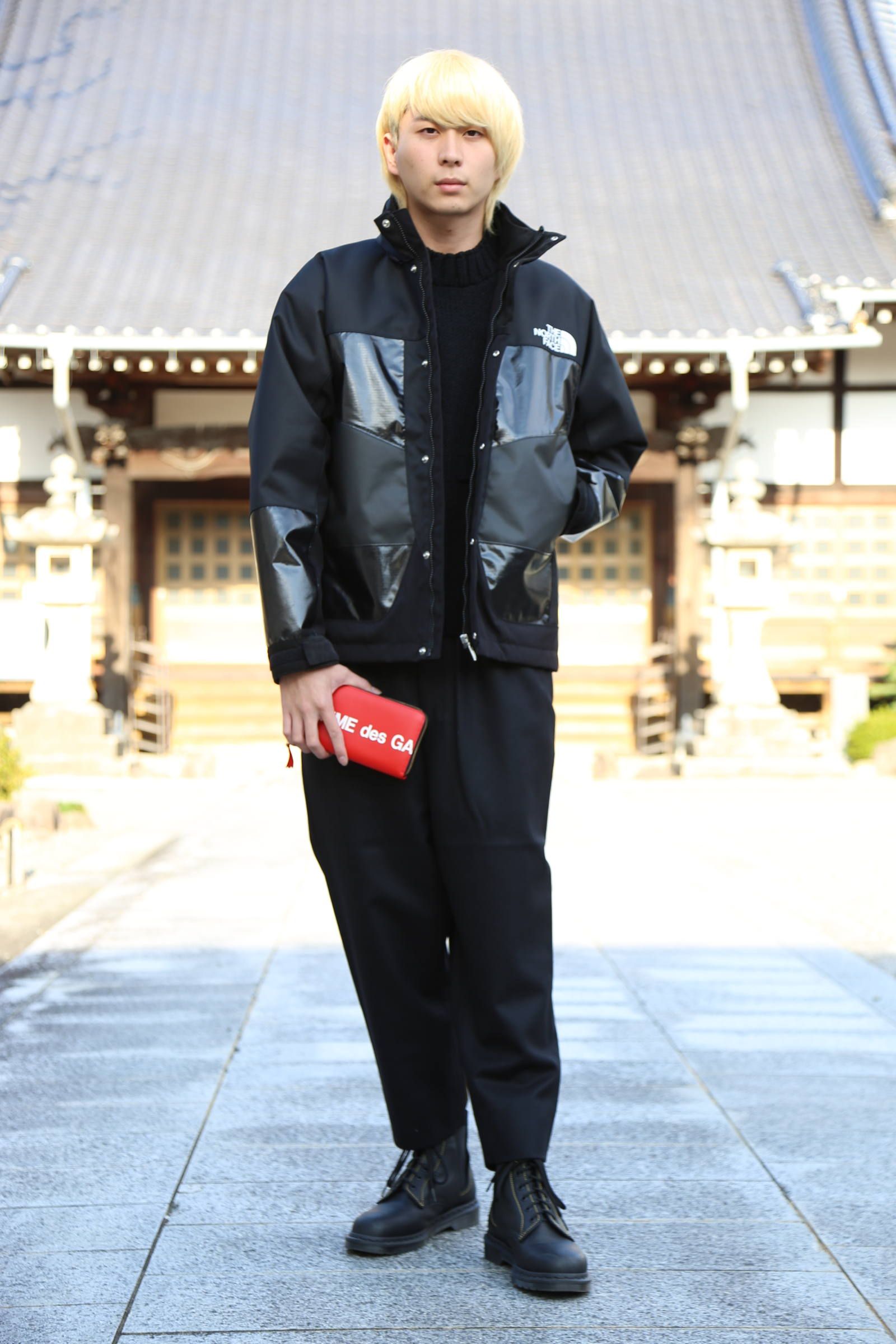 JUNYA WATANABE×NORTH FACE ライダースジャケット-