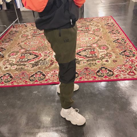 WIND AND SEA  WDS SWITCH FLEECE PANTS"OLIVE"style.2019.11.30