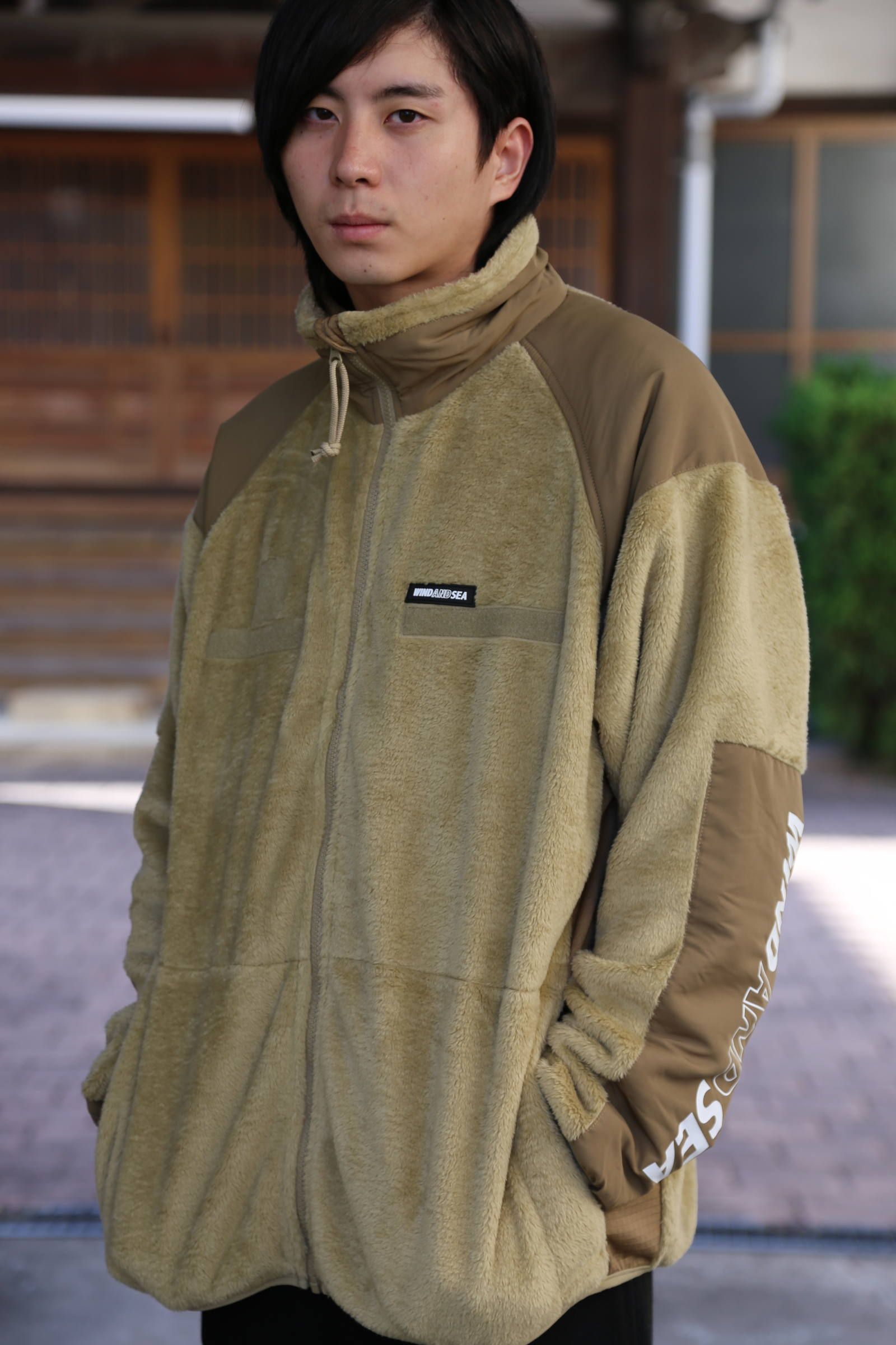WDS MILITARY FLEECE JACKET"BEIGE"style.2019.11.23.