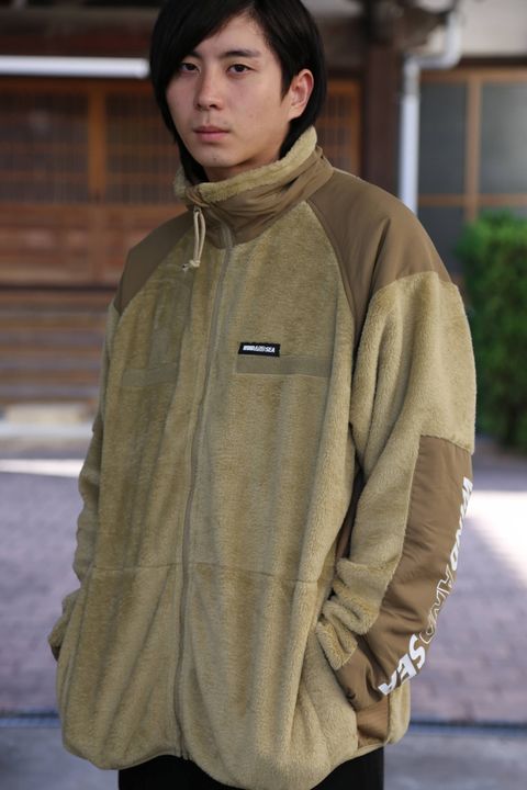 WDS MILITARY FLEECE JACKET"BEIGE"style.2019.11.23.