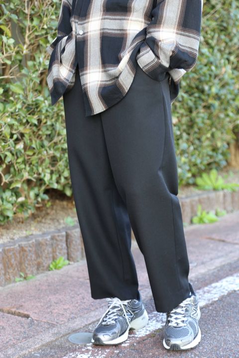 WELLDER (ウェルダー)Boxy Car Coat"BLACK"Style.2019.11.4.