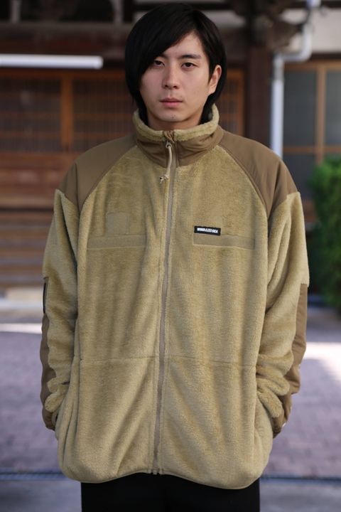 WDS MILITARY FLEECE JACKET"BEIGE"style.2019.11.23.