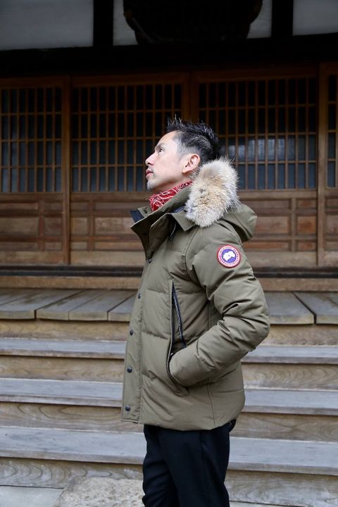 CANADA GOOSE WYNDHAM PARKA FF "MILITARY GREEN"スタイル.2019.11.25.