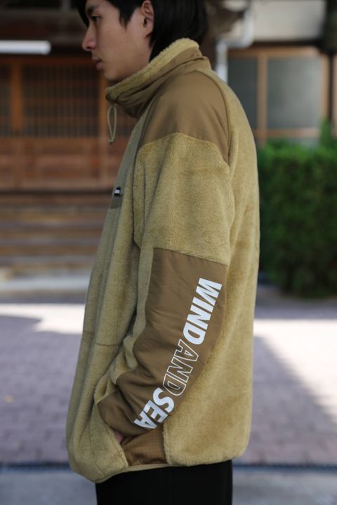 WDS MILITARY FLEECE JACKET"BEIGE"style.2019.11.23.