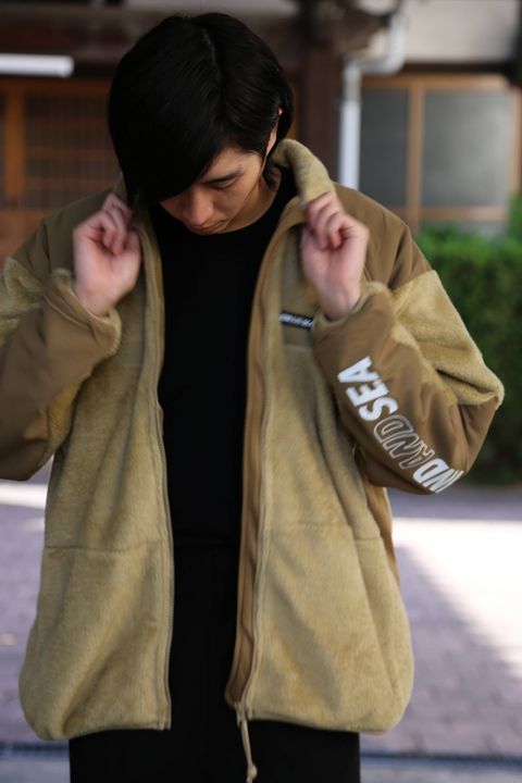 WDS MILITARY FLEECE JACKET"BEIGE"style.2019.11.23.
