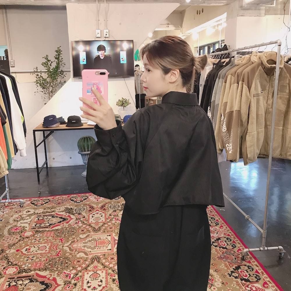 JieDa   TRENCH SHIRT (BLACK) style.2019.11.24