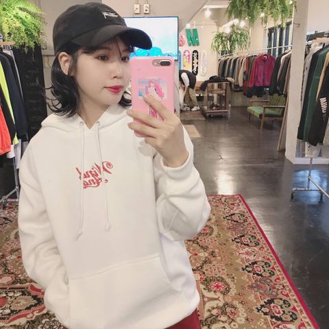 WIND AND SEA   GLITTER WDS HOODIE"WHITE"style.2019.11.30
