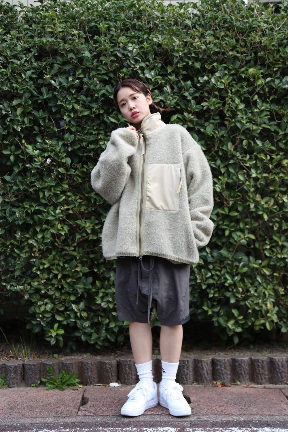 19aw yoke 3g knit fleece blouson M | www.jarussi.com.br