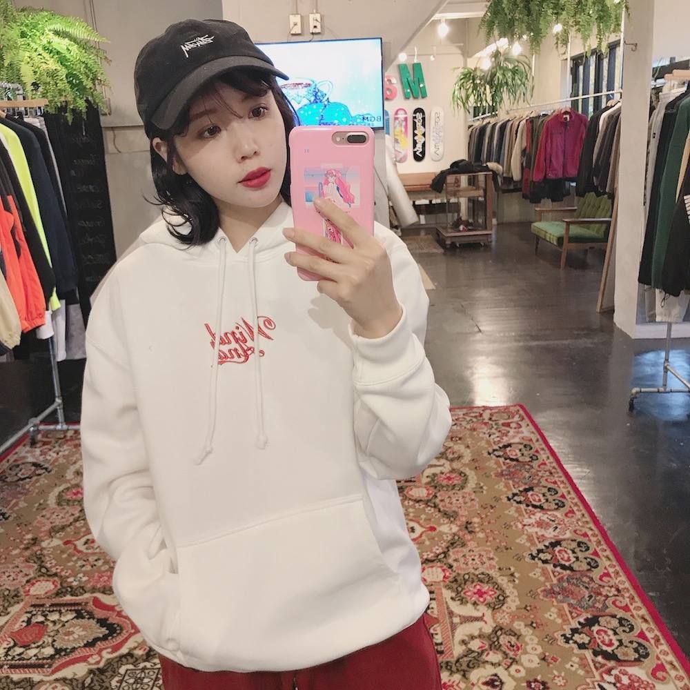 WIND AND SEA   GLITTER WDS HOODIE"WHITE"style.2019.11.30