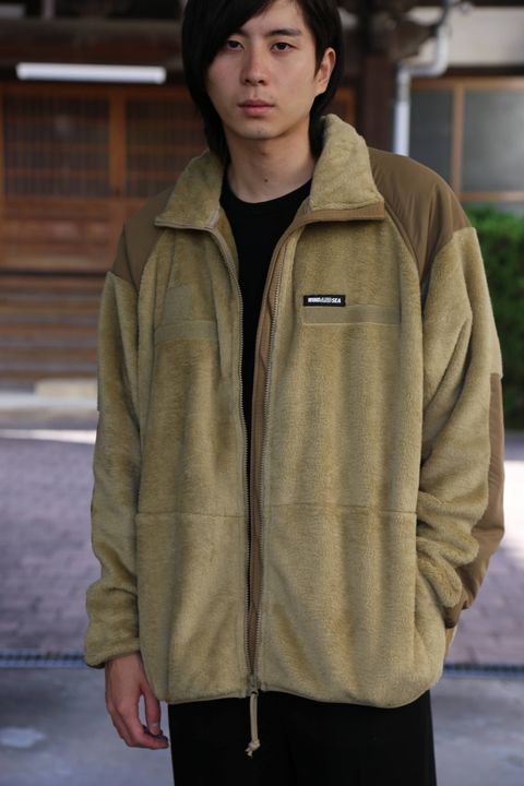 WDS MILITARY FLEECE JACKET"BEIGE"style.2019.11.23.