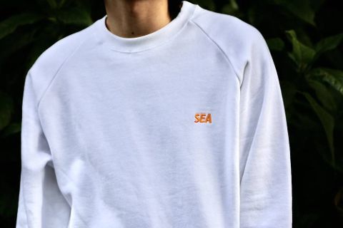 WIND AND SEA SEA SWEAT SHIRT"WHITE"Style.2019.11.11.