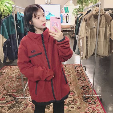 WIND AND SEA  WDS SWITCH FLEECE BLOUSON"BURGUNDY"style.2019.11.30