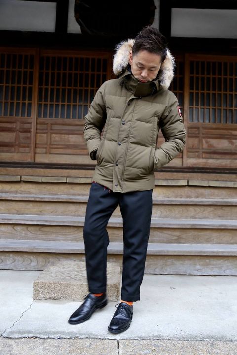 CANADA GOOSE WYNDHAM PARKA FF "MILITARY GREEN"スタイル.2019.11.25.