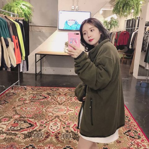 WIND AND SEA  WDS SWITCH FLEECE BLOUSON"OLIVE"style.2019.11.30