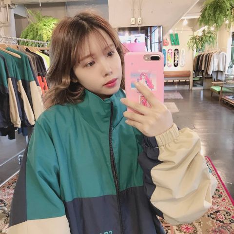 WIND AND SEA  WDS TRUCK JACKET"NAVY/GREEN"style.2019.11.27