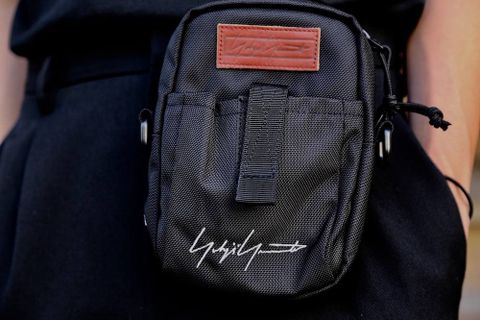 Yohji Yamamotoコットン Tシャツ"BLACK"スタイル2019.11.3.