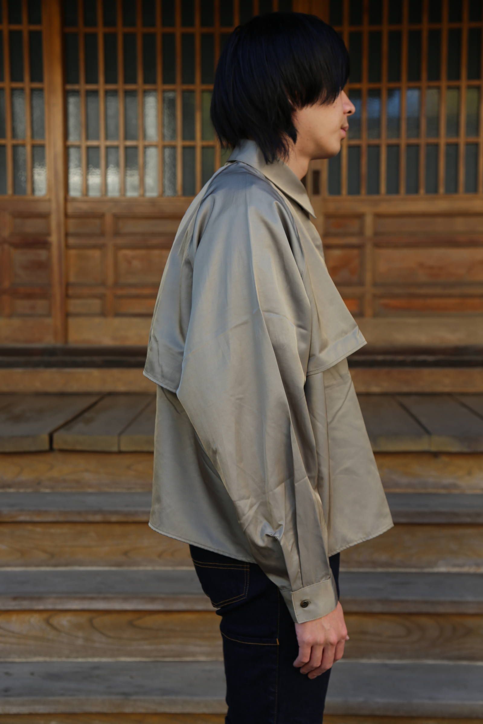 TRENCH SHIRT(Jie-20S-SH01) スタイル .2019.11.23 | 568 | mark