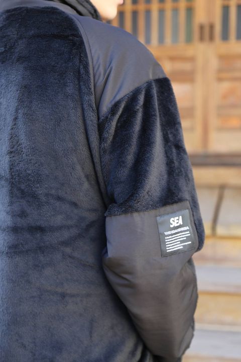 WDS MILITARY FLEECE JACKET"BLACK"style.2019.11.23.