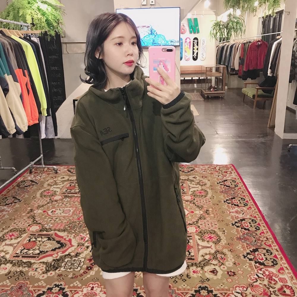 WIND AND SEA  WDS SWITCH FLEECE BLOUSON"OLIVE"style.2019.11.30
