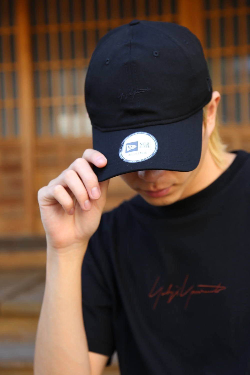Yohji Yamamotoコットン Tシャツ"BLACK"スタイル2019.11.3.