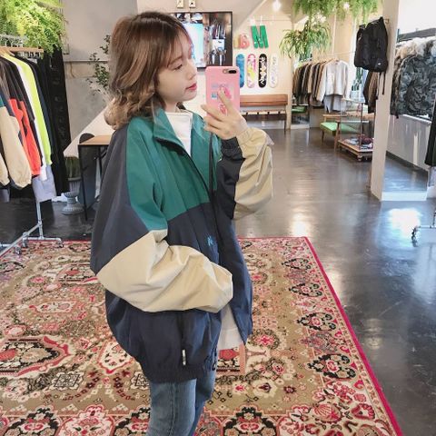 WIND AND SEA  WDS TRUCK JACKET"NAVY/GREEN"style.2019.11.27